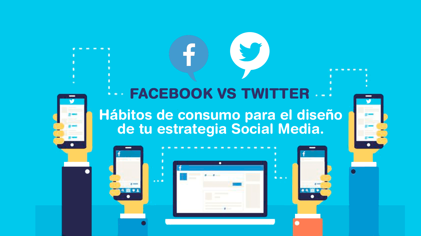 En este momento estás viendo Facebook versus Twitter. Hábitos de consumo para el diseño de tu estrategia Social Media.