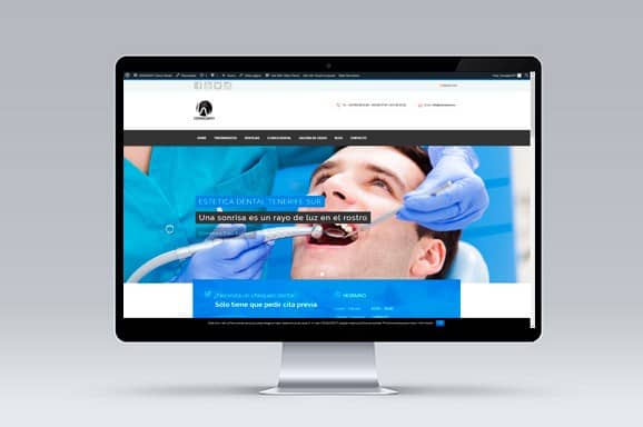 Web CENSADENT Clínica Dental diseñada y desarrollada por iMeelZ - Trabajos