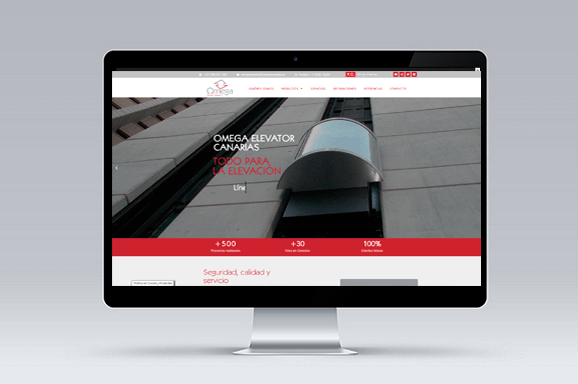 Diseño Web Tenerife Omega Elevator Canarias - Diseño web | Diseño de aplicaciones | ecommerce