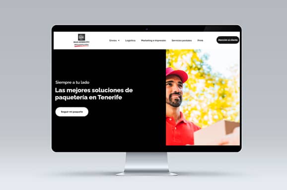 Diseno web Tenerife Mail Boxes - Diseño web | Diseño de aplicaciones | ecommerce