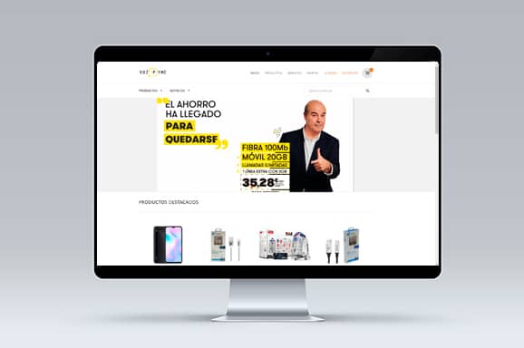 Diseno web Tenerife Vozipyme - Diseño web | Diseño de aplicaciones | ecommerce